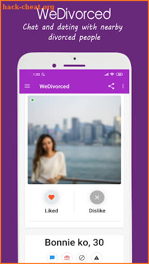 WeDivorced - Chat and dating with divorced people screenshot