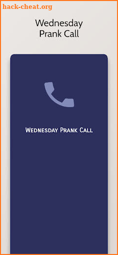 Wednesday Addams Call Prank screenshot
