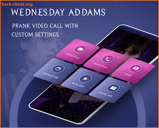 Wednesday Addams – Fake Call screenshot