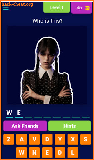 Wednesday Addams Family Quiz screenshot