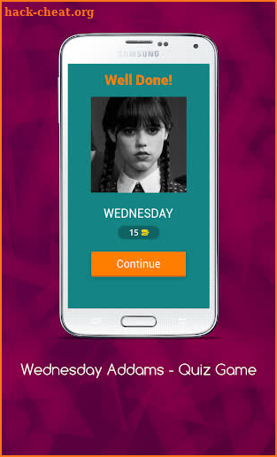 Wednesday Addams - Quiz Game screenshot