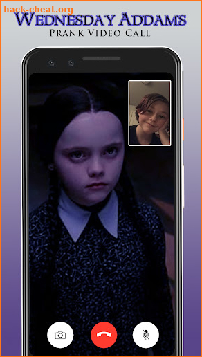 Wednesday Addams Video Call screenshot