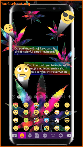 Weed Rasta Keyboard for Android GO🔥 screenshot