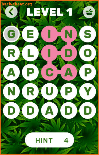 Weed Word Search Puzzle Quiz screenshot