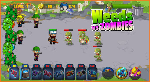 Weeds vs Zombies screenshot