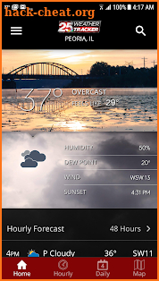 WEEK 25 Weather Tracker screenshot