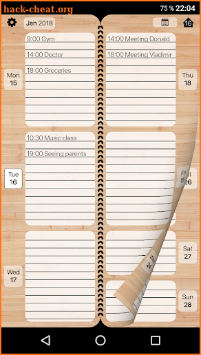 Week Planner (Schedule, To do list, Organizer) screenshot