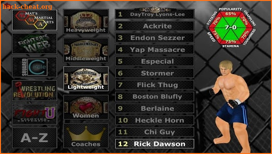 Weekend Warriors MMA screenshot