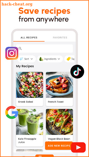 Weekly Meal Planner ReciMe screenshot