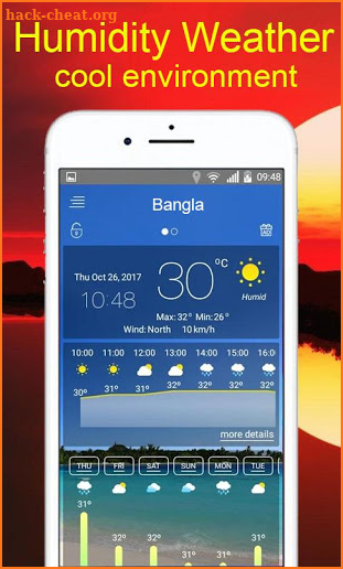 Weekly Weather Forecast App & Widget screenshot