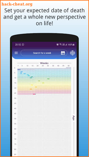 Weekly - Your Life Calendar in Weeks screenshot