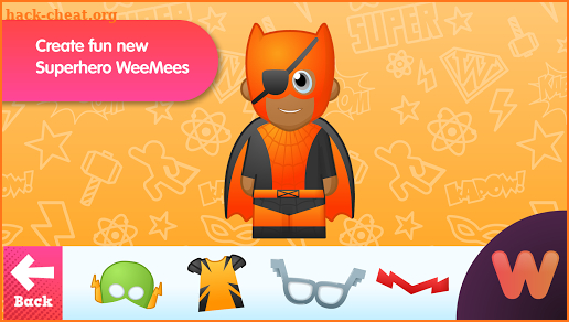 WeeMee Superhero Maker screenshot