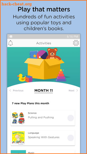 WeeSchool: Baby Development, Activities and Media screenshot