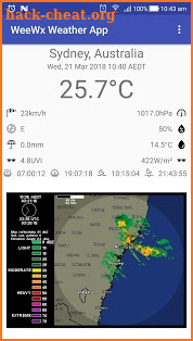 weeWx Weather App screenshot