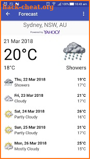 weeWx Weather App screenshot