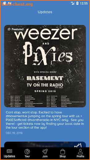 Weezer Fan Club screenshot