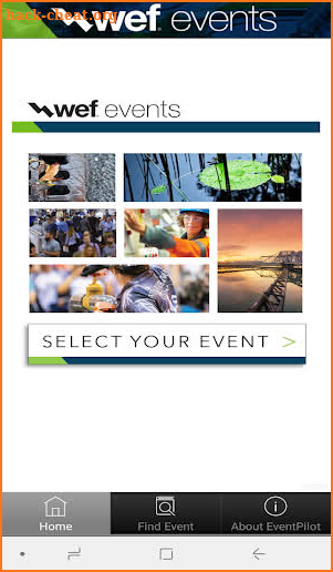 WEF Events Connect screenshot