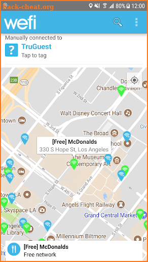 WeFi - Free Fast WiFi Connect & Find Wi-Fi Map screenshot