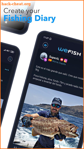 WeFish - Fishing Diary and Forecast screenshot