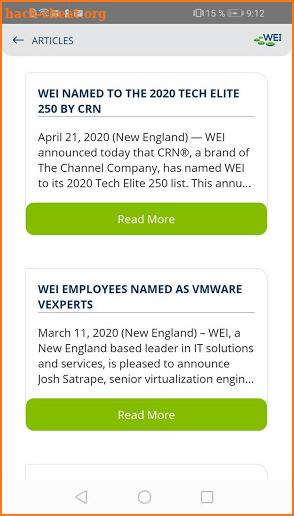 WEI Worldcom Exchange screenshot