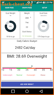 Weigh Yourself - BMI, Weight Loss Diary screenshot