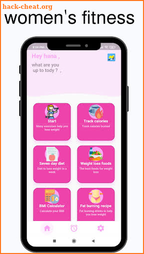 Weight loss app for women screenshot