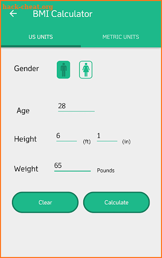 Weight Loss Calculator - BMI, & Calorie Calculator screenshot