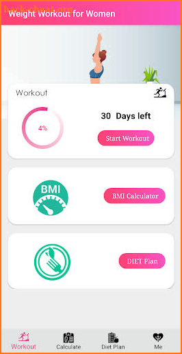 Weight Loss Exercise For Women At Home screenshot