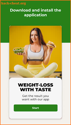 Weight-loss with taste screenshot