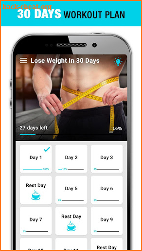Weight Loss Workout for Men, Lose Weight - 30 Days screenshot