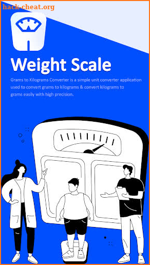 Weight Scale to Grams-Kg-lbs screenshot