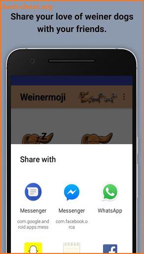 Weinermoji - Dachshund Emoji screenshot