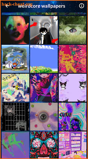 weirdcore wallpapers screenshot