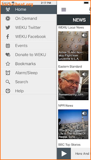 WEKU App screenshot