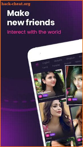 WeLive: Live Video Chat & Make Friends screenshot