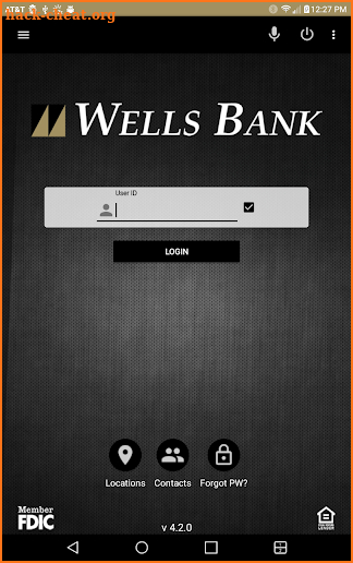 Wells Bank Mobile Banking screenshot