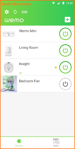 Wemo screenshot