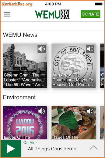 WEMU Public Radio App screenshot