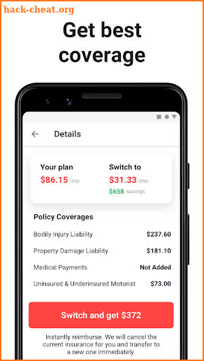 Wenath – automated insurance broker screenshot