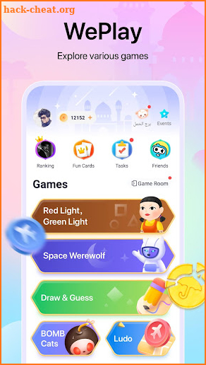 WePlay - Game & Voice Chat screenshot