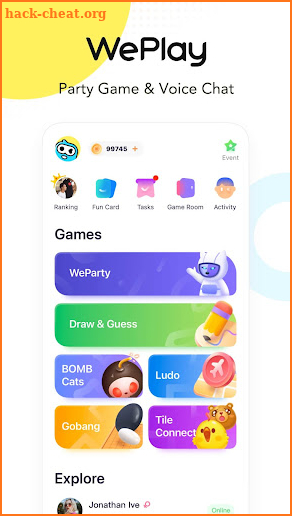 WePlay - Party Game & Chat screenshot