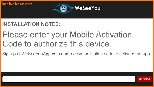 WeSeeYou Safety App screenshot