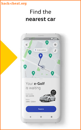 WeShare Car sharing screenshot