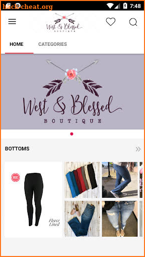 West & Blessed Boutique screenshot
