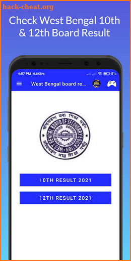West Bengal Board Result 2021, Madhyamik & HS 2021 screenshot