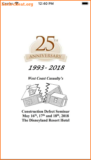 West Coast Casualty's Construction Defect Seminar screenshot