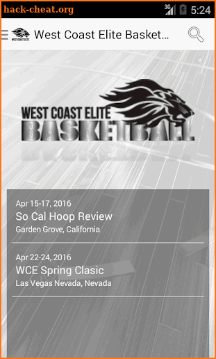 West Coast Elite Basketball screenshot