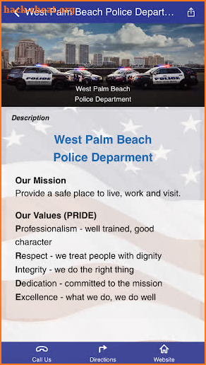 West Palm Beach Police Department screenshot