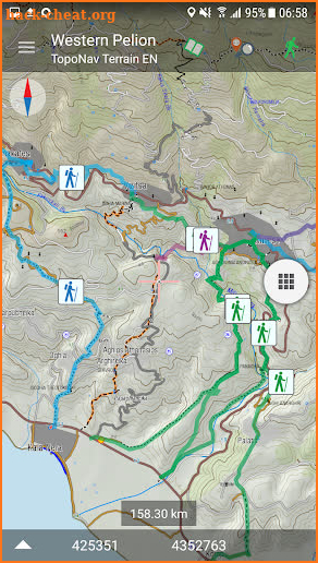 West Pelion topoguide screenshot