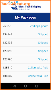 West Tech Shipping screenshot